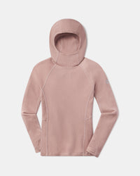 Magnolia / Pink Alpaca-Merino Wool Women's Hooded Thermal Baselayer – PAKA Apparel