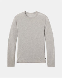 Gray long-sleeve shirt on a white background