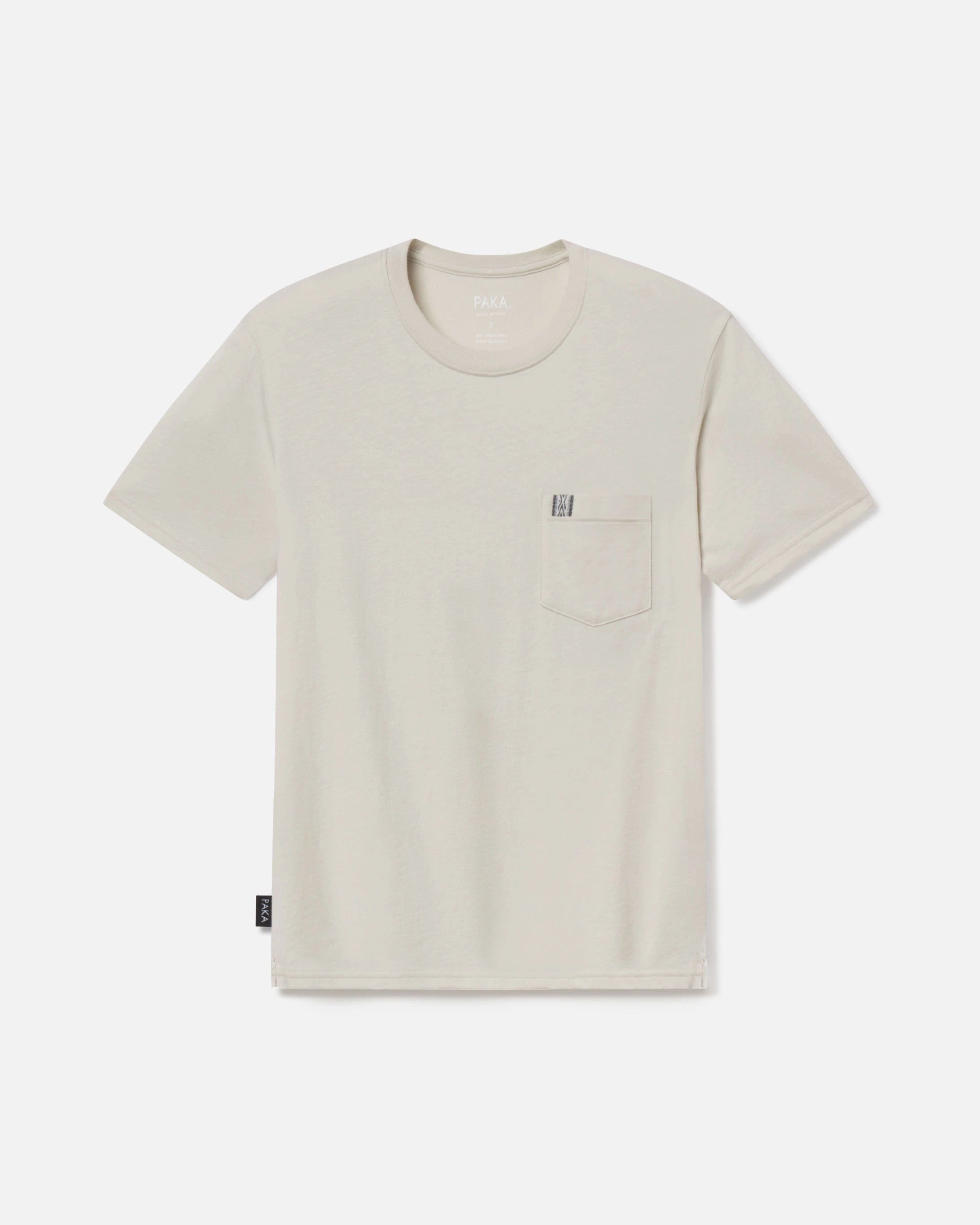 Women's Pocket Tee – Organic Pima Cotton & Alpaca T-Shirt