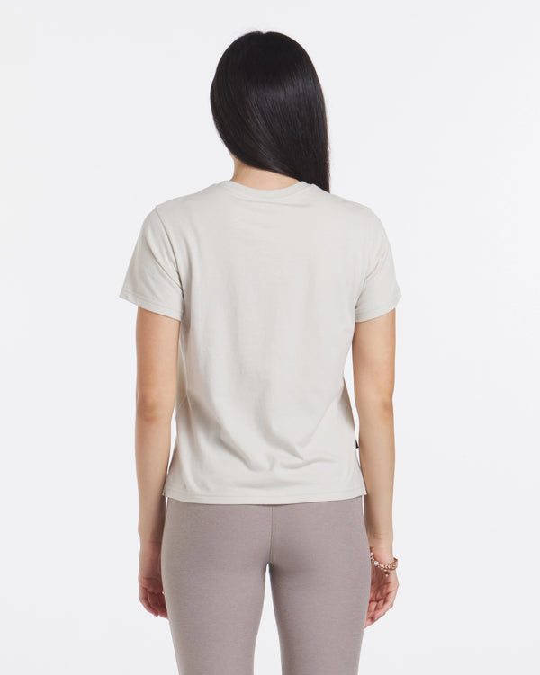 Women's alpaca wool pocket tee