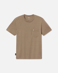 Cappuccino / Light Brown Lightweight Women’s Alpaca Wool Pocket T-Shirt – PAKA Apparel