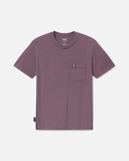 Purple Maize Sustainable Alpaca Organic Pima Cotton Blend Women’s Pocket T-Shirt – PAKA Apparel