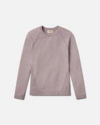Light purple sweater on a light gray background