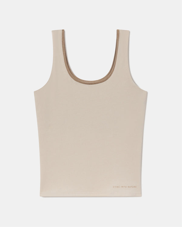 PAK Women's Birch Essential tank top on a white background