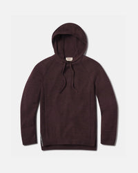Lightweight Alpaca Women's Hoodie Sweater in Fig / Burgundy – PAKA Apparel