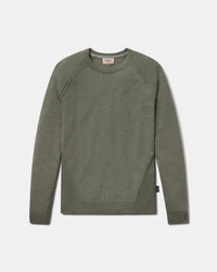 A maroon women's ultralight crew neck sweater with long sleeves and rib detailing.