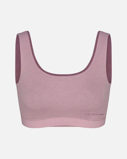 Quail Pink Women's Breathable Alpaca Blend Bralette - PAKA Apparel