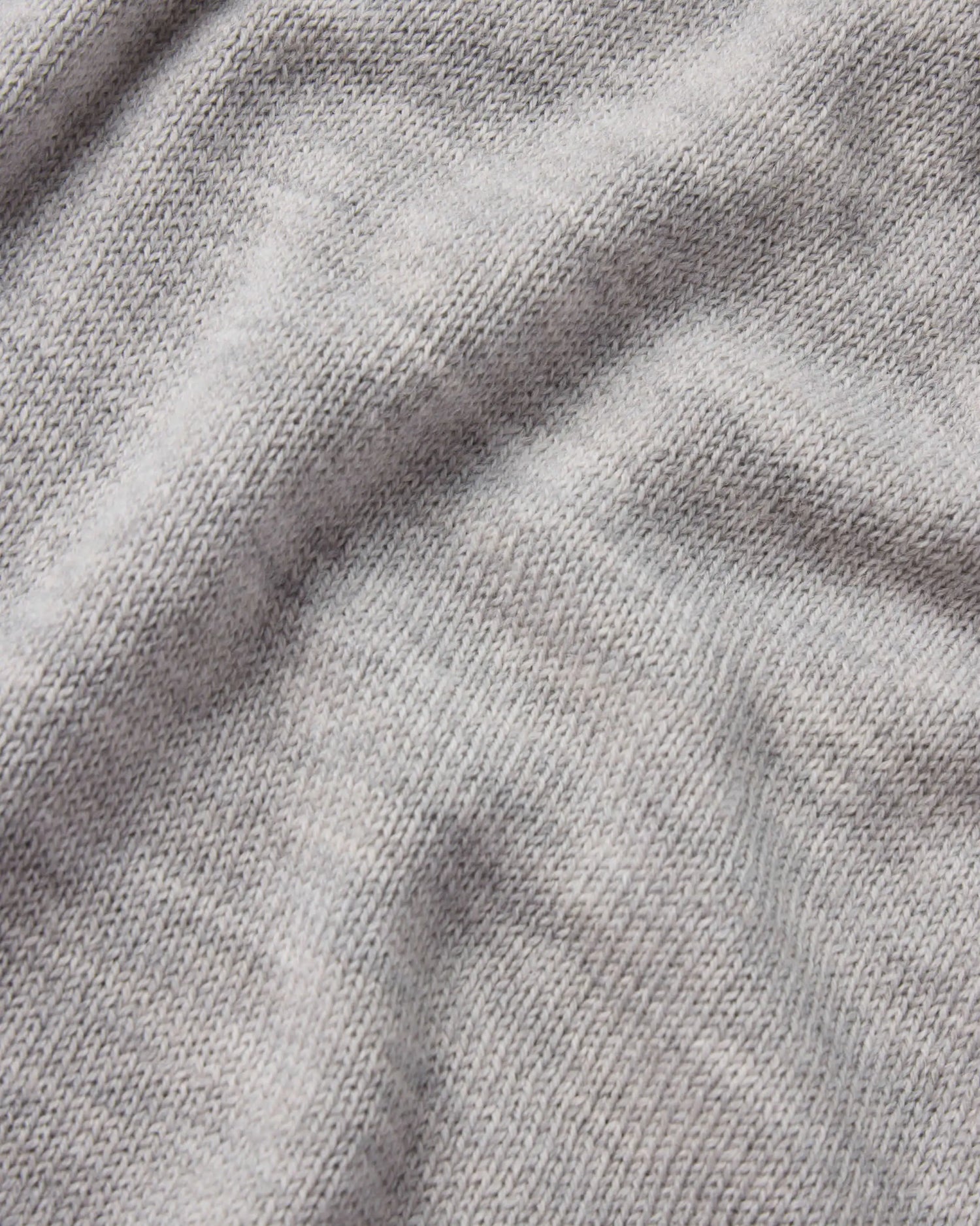 Close Up of Alpaca Yarn on Light Grey Women's Hoodie Sweater – PAKA Apparel
