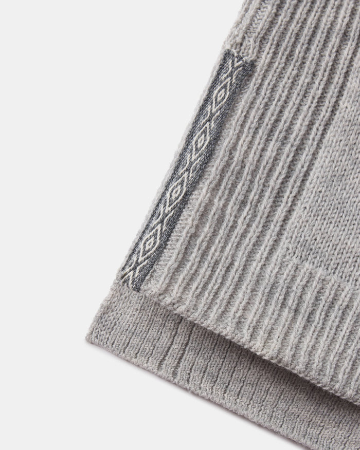 Hand-Woven Inca ID on Waist of Light Grey Alpaca Women's Hoodie – PAKA Apparel