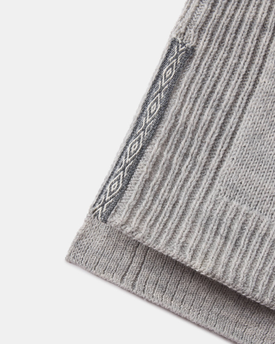 Hand-Woven Inca ID on Waist of Light Grey Alpaca Women's Hoodie – PAKA Apparel