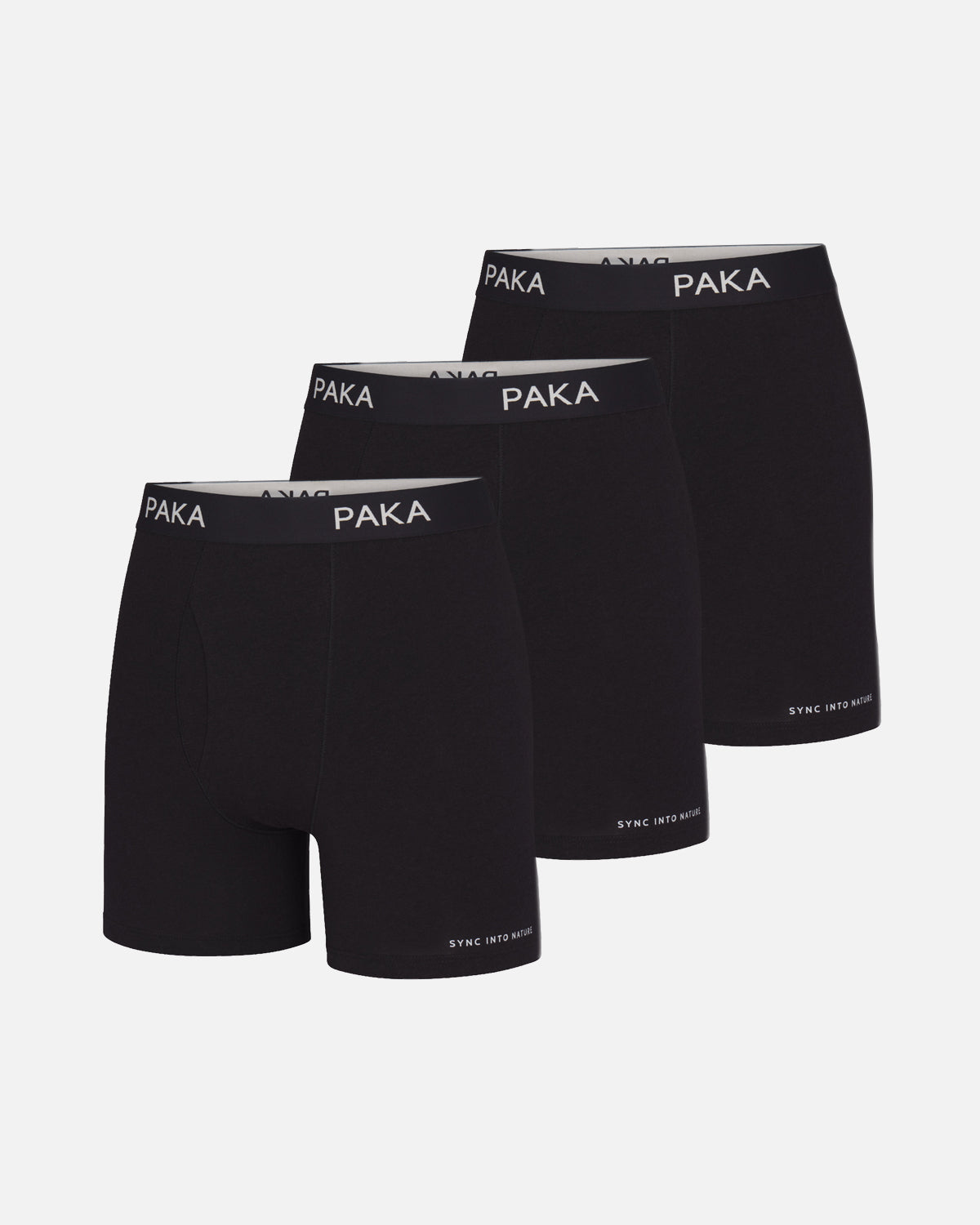 Mens 3-pack black alpaca underwear briefs 