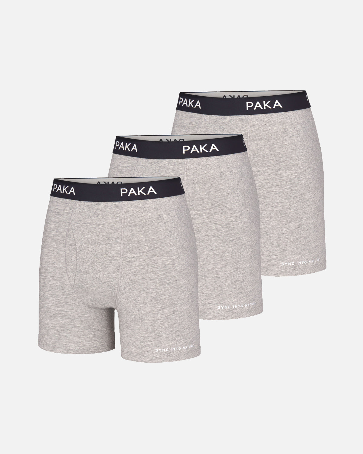 Mens 3-pack grey alpaca underwear briefs 