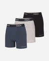 Mens 3-pack black, grey, and blue alpaca underwear briefs 