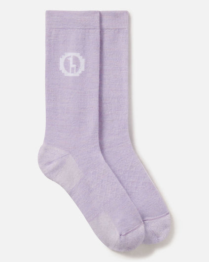 Lavender / Light Purple Moisture-Wicking Alpaca Wool Crew Socks – PAKA Apparel