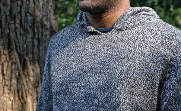 Male Model wearing the Vida in front of tree