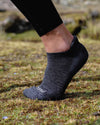 Dark Grey alpaca ankle sock
