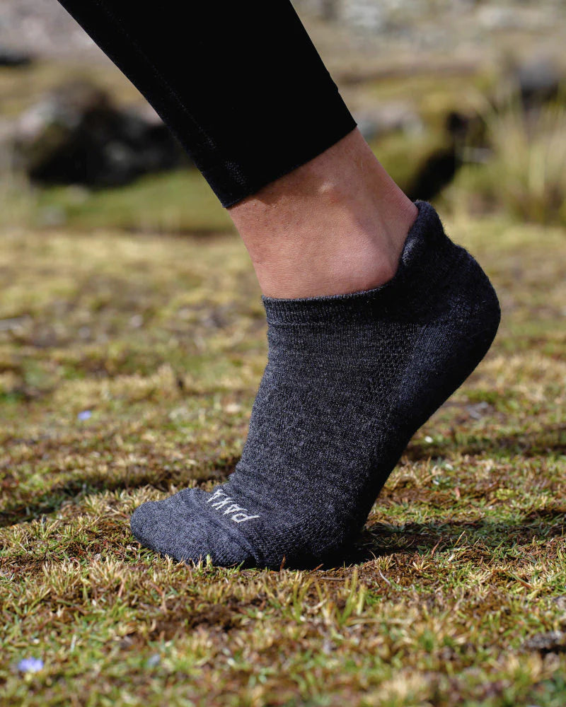Dark Grey alpaca ankle sock