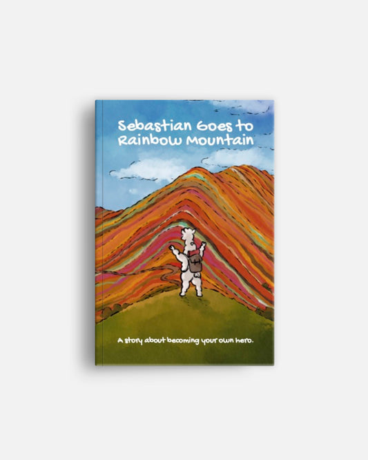 Sebastian goes to rainbow mountain book