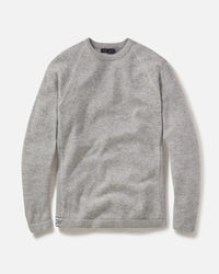 Grey Crewneck Natural Alpaca Wool Sweater - PAKA The Original Crew