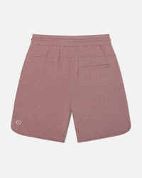 Back of Iron Oxide / Pink Men's Alpaca Terry Lounge Shorts – PAKA Apparel