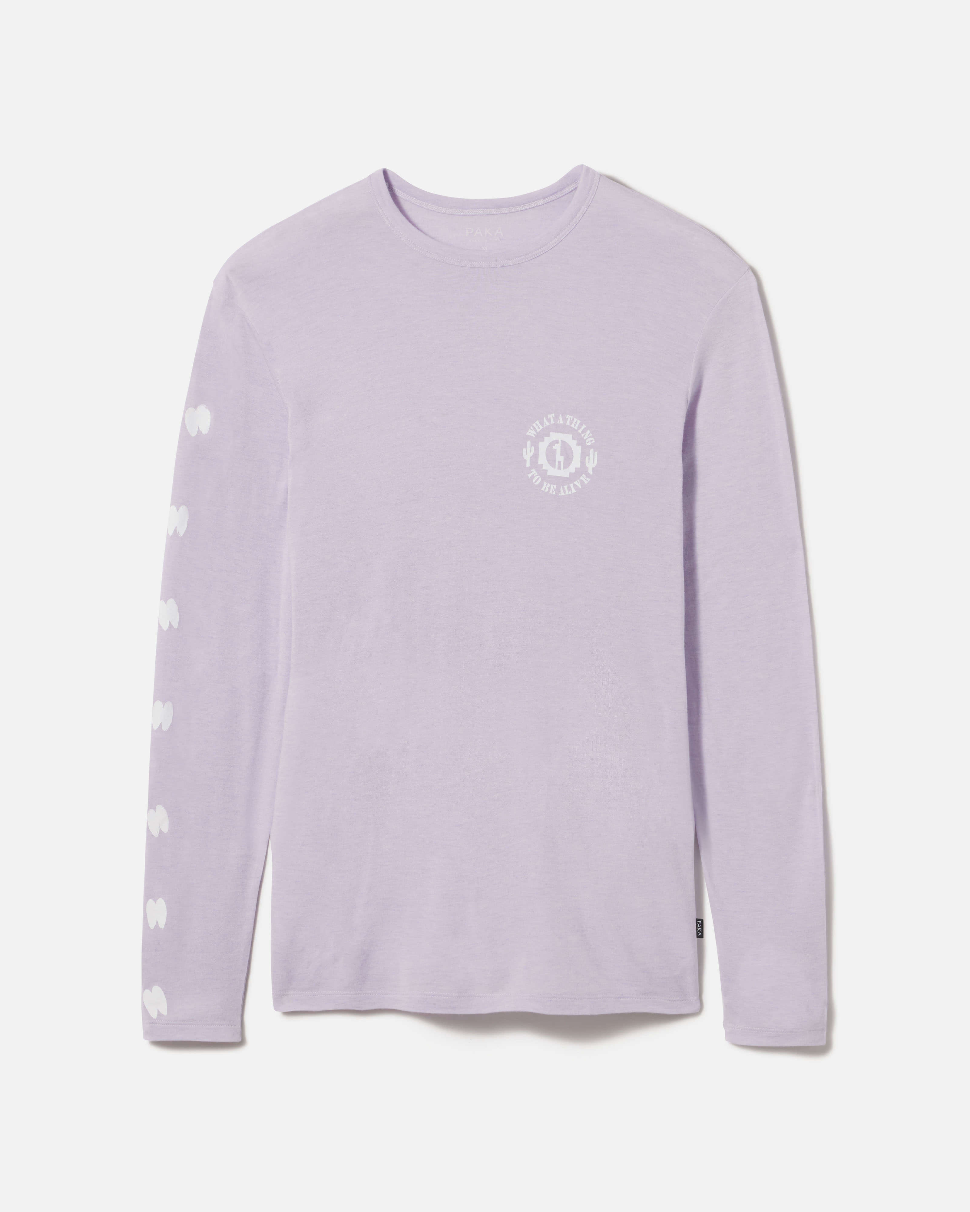 Sebastian Long Sleeve Graphic Shirt – Alpaca Print