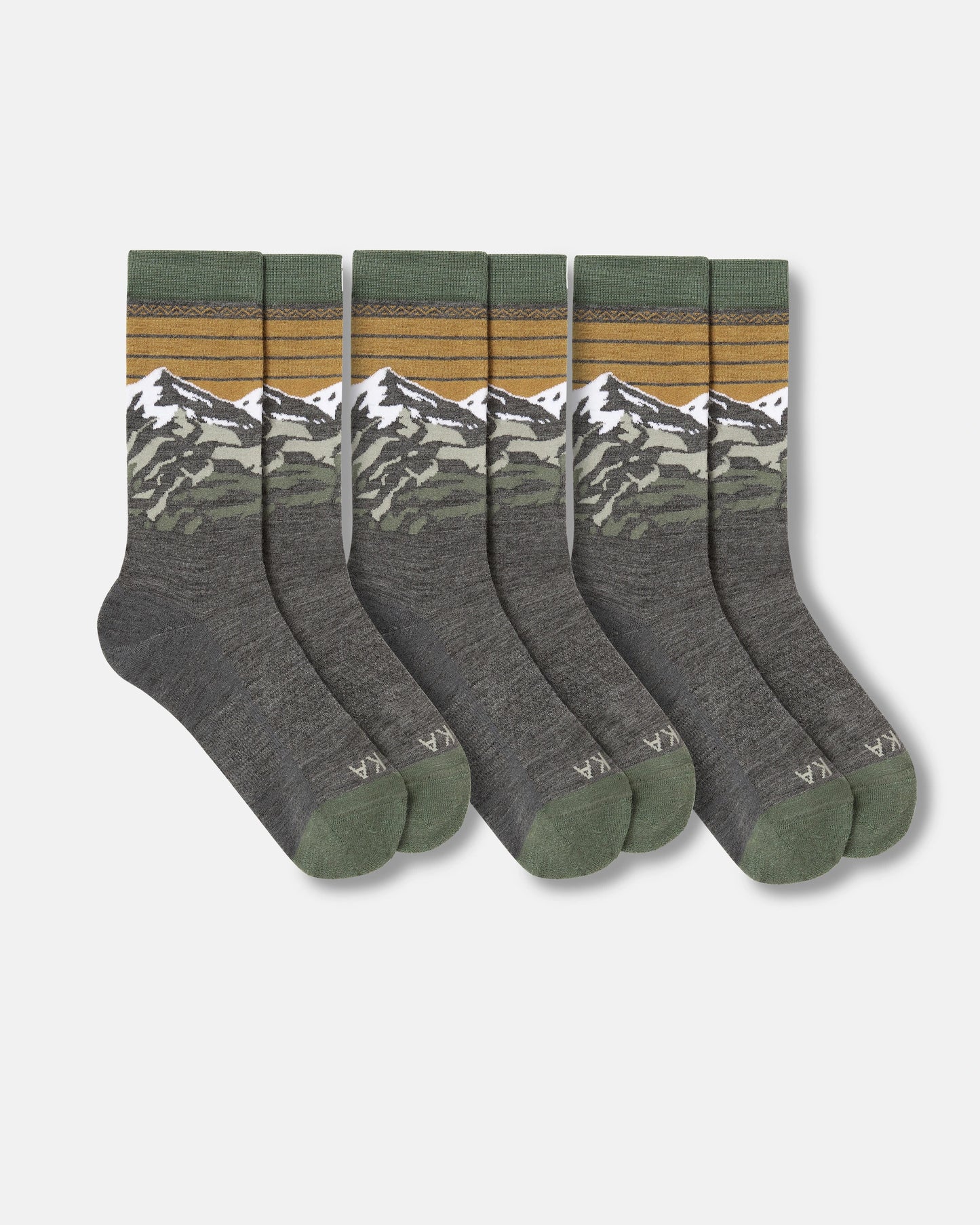 Graphic Socks 3-Packs | Extra-soft, Thermoregulating, Odor-proof – PAKA®